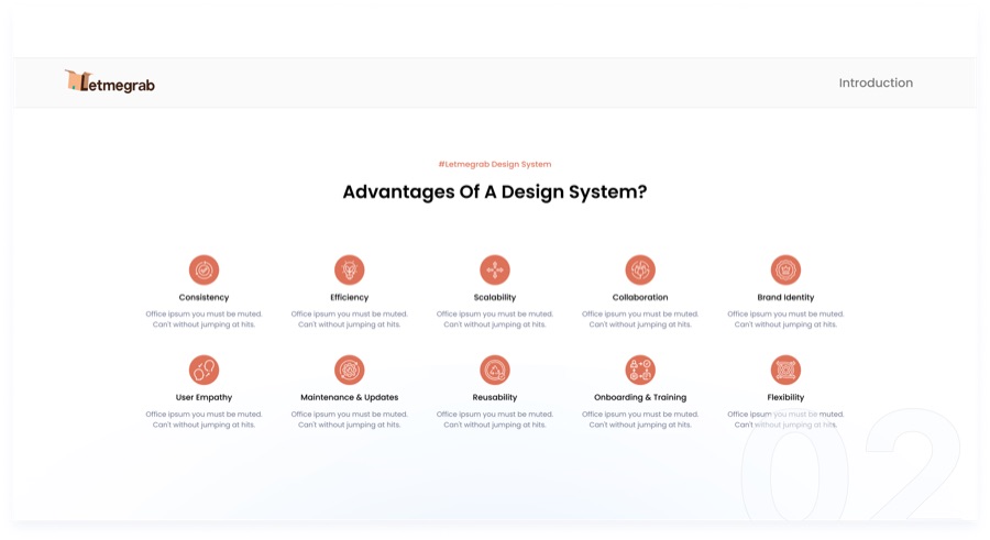Design system screen